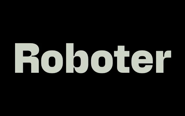 Roboter specimen from Fuego Fonts