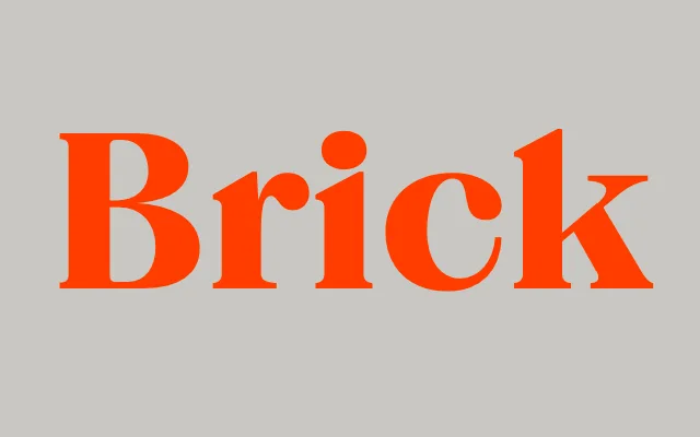 Brick specimen from Fuerte Type