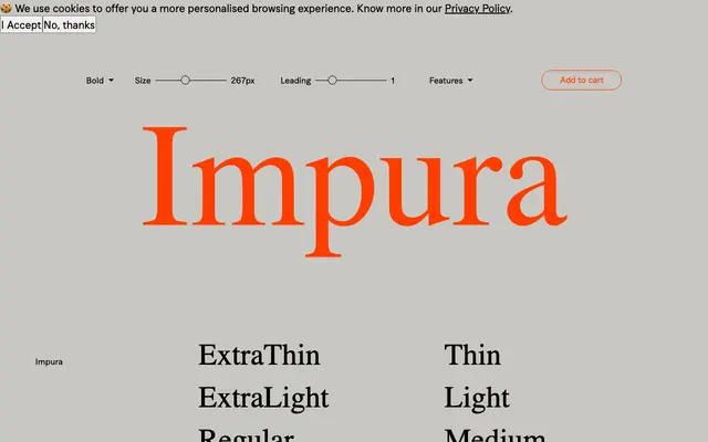 Impura specimen from Fuerte Type