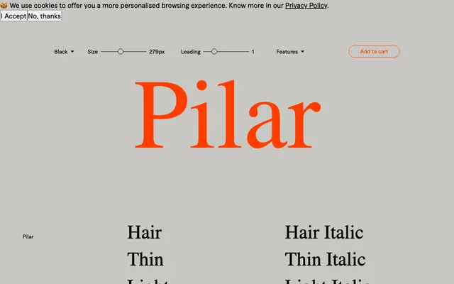 Pilar specimen from Fuerte Type