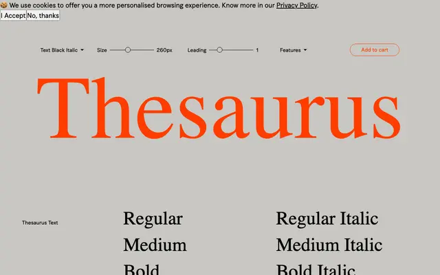 Thesaurus specimen from Fuerte Type