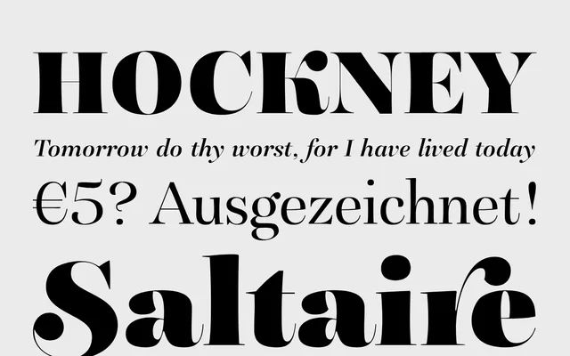 Saltaire specimen from G-Type