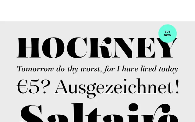 Saltaire specimen from G-Type
