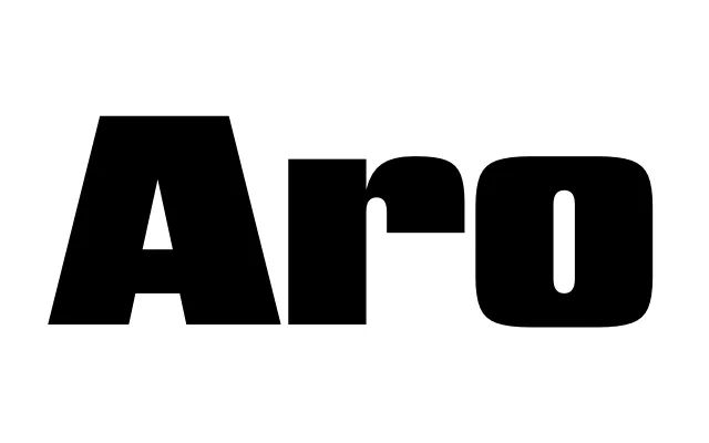 Aro specimen from General Type Studio