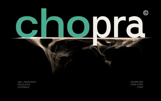 Chopra specimen from Glyphminds Studios