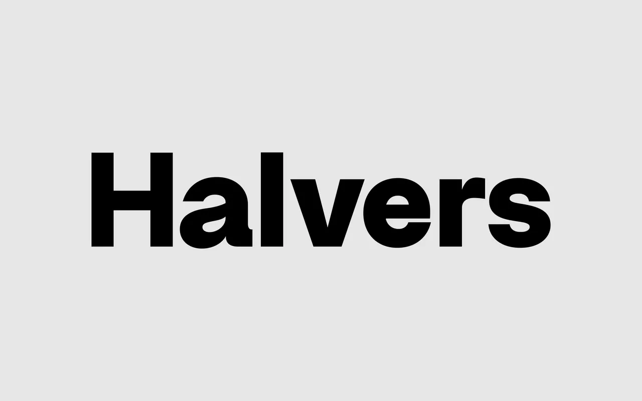 Halvers specimen from Glyphminds Studios