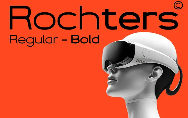 Rochters specimen from Glyphminds Studios