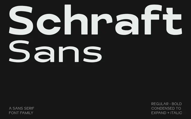 Schraft specimen from Glyphminds Studios