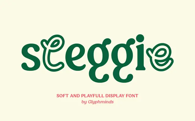 Sleggie Display specimen from Glyphminds Studios