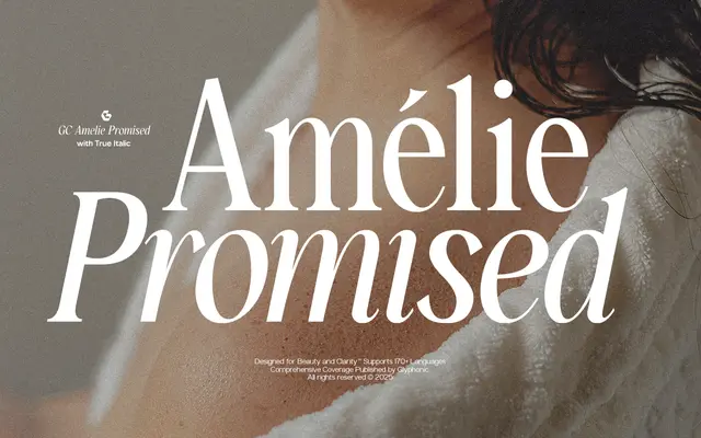 GC Amelie Promised specimen from Glyphonic