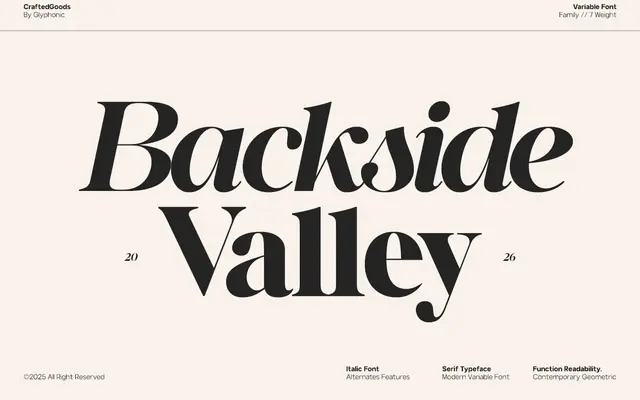 GC Backside Valley specimen from Glyphonic