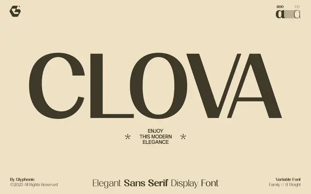 GC Clova specimen from Glyphonic