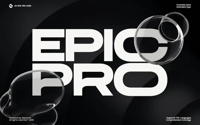 GC EPIC PRO specimen from Glyphonic