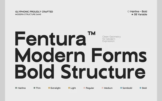 GC Fentura specimen from Glyphonic