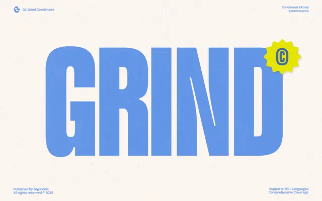 GC Grind specimen from Glyphonic
