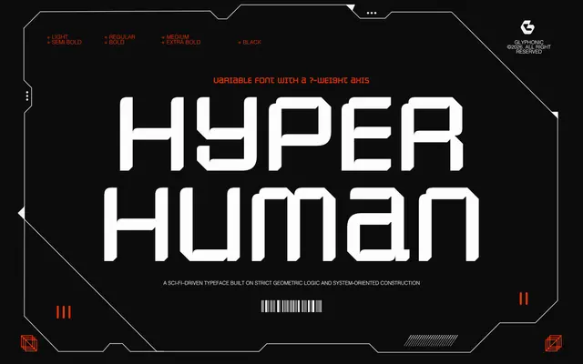 GC Hyper Human specimen from Glyphonic
