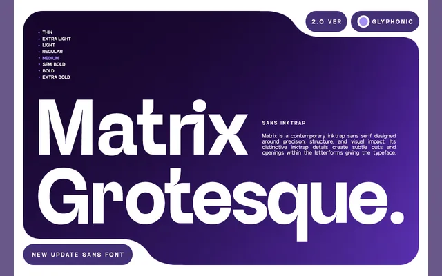 GC Matrix vol.2 specimen from Glyphonic