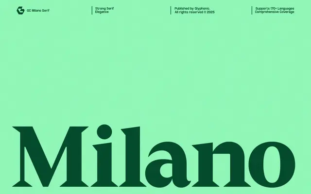 GC Milano specimen from Glyphonic