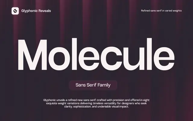 GC Molecule specimen from Glyphonic