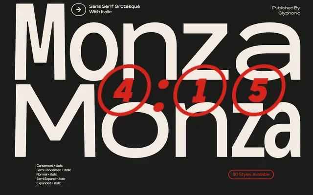 GC Monza specimen from Glyphonic