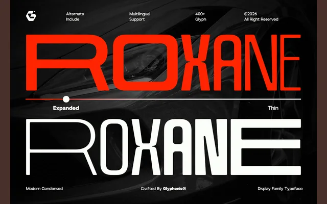 GC Roxane specimen from Glyphonic