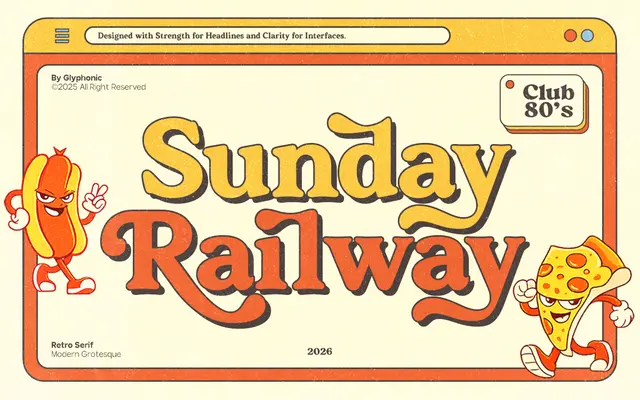GC Sunday Railway specimen from Glyphonic