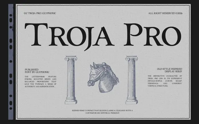 GC Troja Pro specimen from Glyphonic