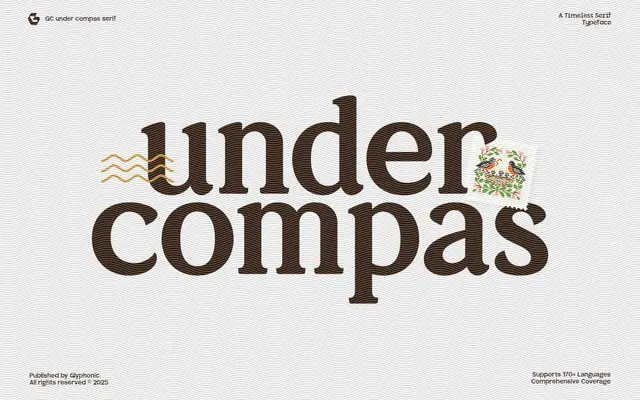 GC Under Compas specimen from Glyphonic