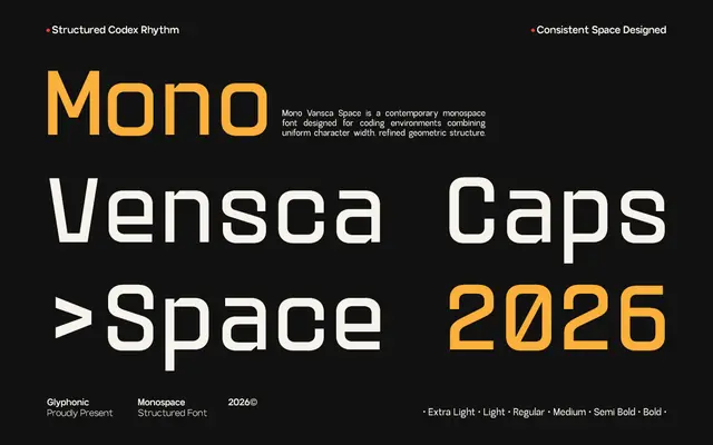 GC Vensca Mono specimen from Glyphonic
