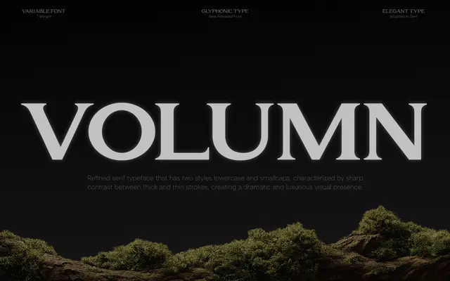 GC Volumn specimen from Glyphonic