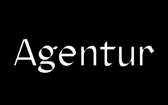 Agentur specimen from Good Type Foundry