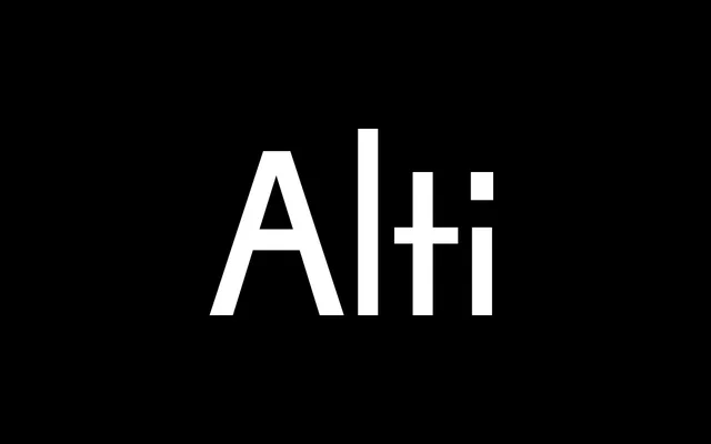 Alti specimen from Good Type Foundry