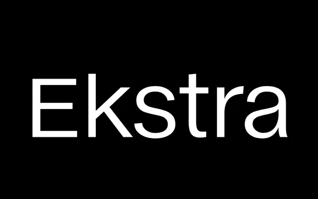 Ekstra specimen from Good Type Foundry