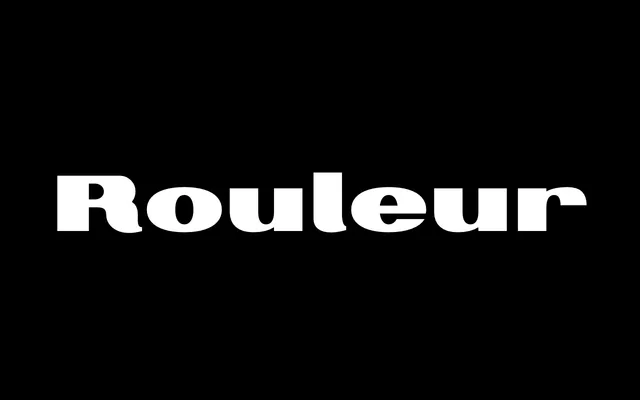 Rouleur specimen from Good Type Foundry