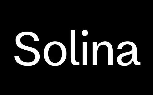 Solina specimen from Good Type Foundry