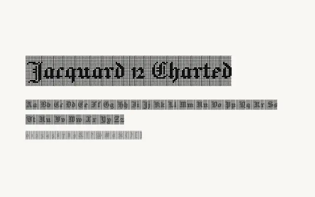 Jacquard 12 Charted specimen from Google Fonts