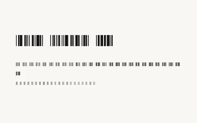 Libre Barcode 128 specimen from Google Fonts