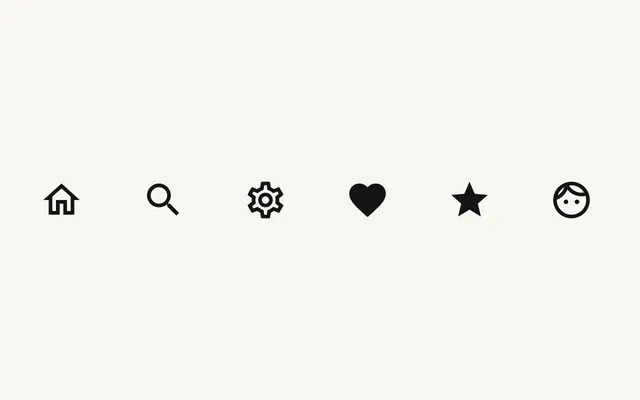 Material Icons Outlined specimen from Google Fonts