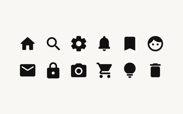 Material Icons Round specimen from Google Fonts