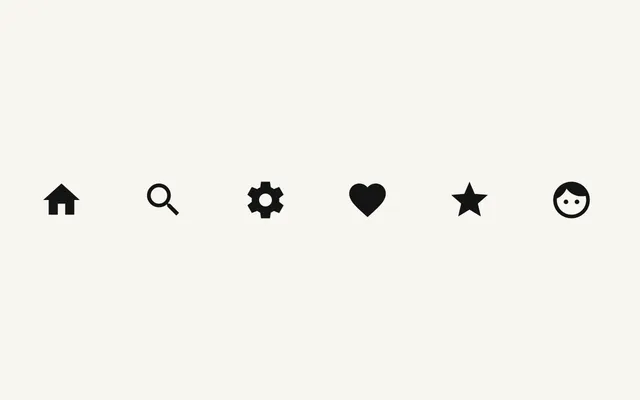 Material Icons Sharp specimen from Google Fonts