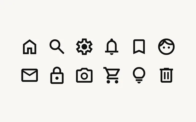 Material Symbols specimen from Google Fonts