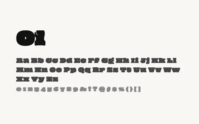 Oi specimen from Google Fonts