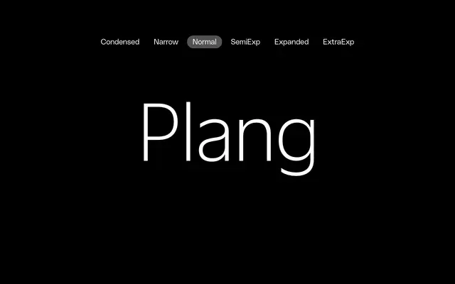 Plang Normal specimen from Gradient
