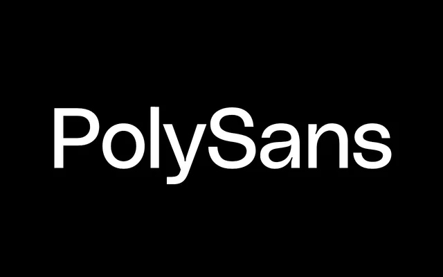 PolySans specimen from Gradient