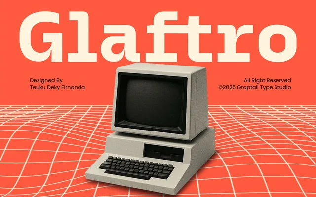 Glaftro specimen from Graptail Type Supply Company