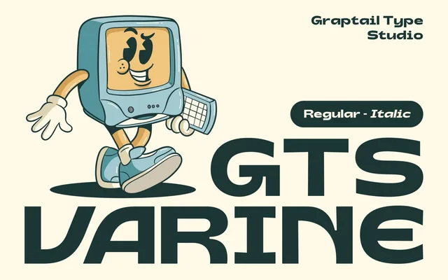 Gts Varine specimen from Graptail Type Supply Company