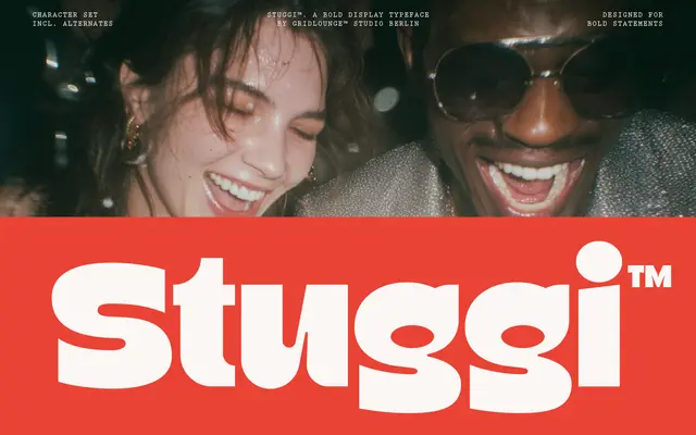 Stuggi Regular specimen from Gridlounge Studio