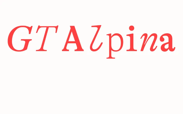 GT Alpina specimen from Grilli Type