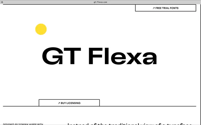 GT Flexa specimen from Grilli Type