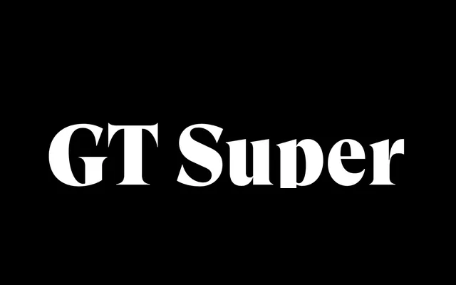GT Super specimen from Grilli Type